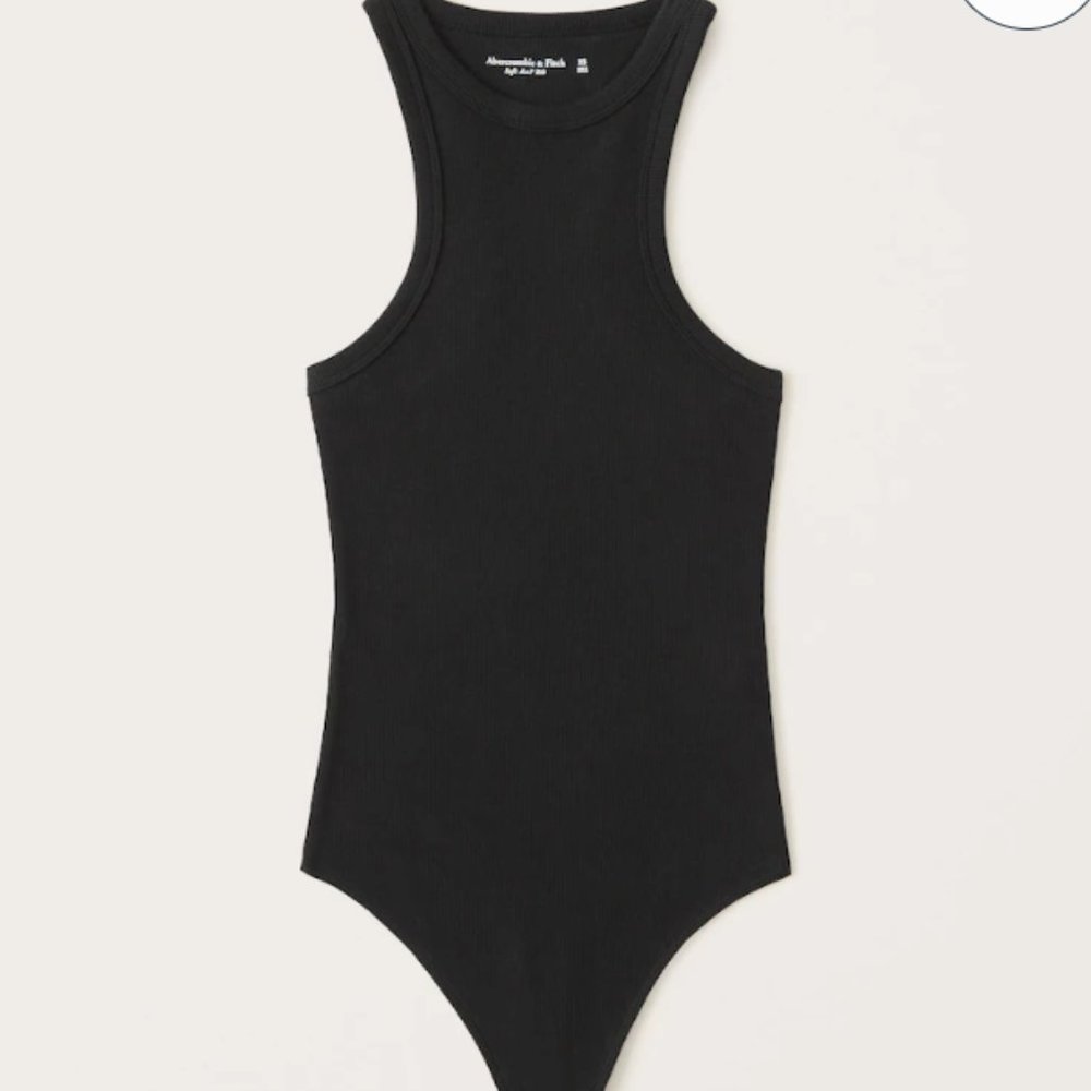 NWT Abercrombie & Fitch Ribbed Scuba Essential Bodysuit